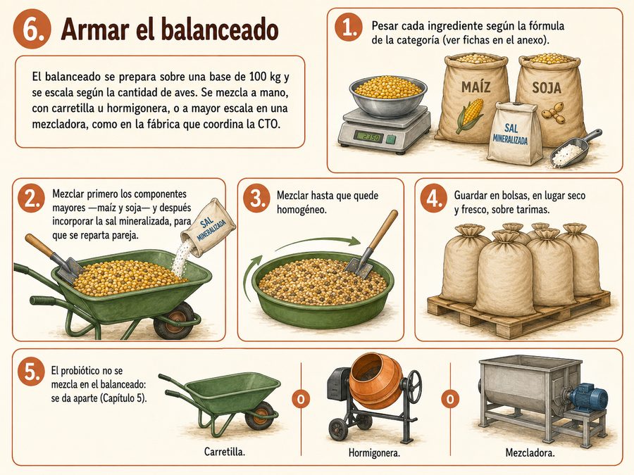 Lámina: Armar el balanceado