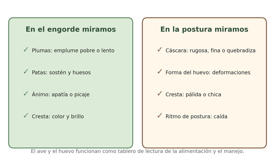 Cuadro: lectura rápida del animal