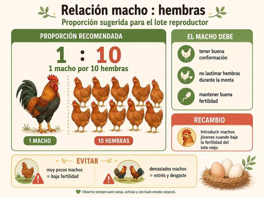 Relación macho:hembras